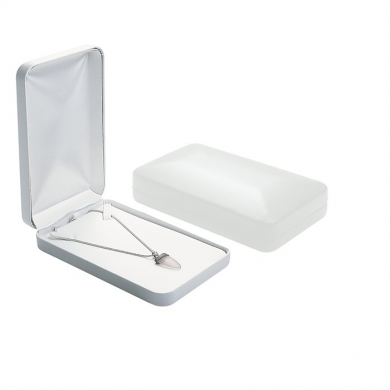 white leather display boxes