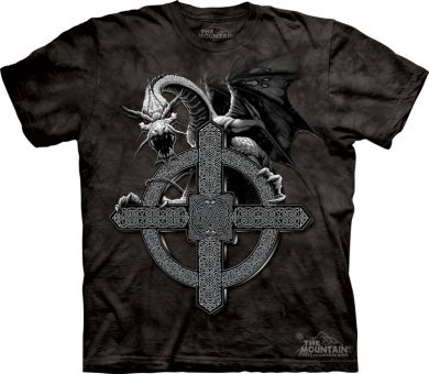 Celtic Dragon and Cross T-Shirt