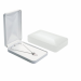 white leather display boxes